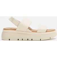 Dune London Location Leather Soft Volume Memory Foam Sandal