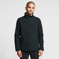 Peter Storm Men/'s Core Water Repellant Softshell Jacket with 2 Side Pockets, Outdoors, Travelling, Walking, Trekking, Hiking and Camping Clothing, Black, XS