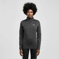 Women's Flint Half Zip Fleece, Black