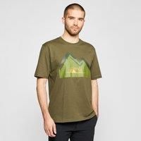 Peter Storm Men/'s Mountain Tent Short Sleeve T-Shirt Made with 100% Cotton, Men/'s Casual T-Shirt, Outdoors, Walking, Trekking, Hiking and Camping Clothing, Khaki, L