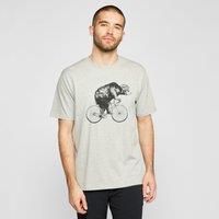 North Ridge Men's Bear on a Bike T-Shirt, Grey