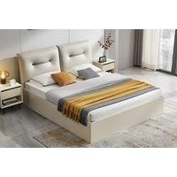 Ottoman Storage Bed - Upholstered Faux Leather