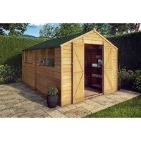 Overlap Apex Shed With Windows - 7 Size Options