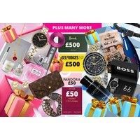 Mystery Deal For Him Or Her - £500 Gift Cards, Louis Vuitton, Hugo Boss, Dior, Jewellery Sets & More! - White