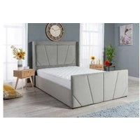 Velvet Ottoman Lift Storage Bed Frame