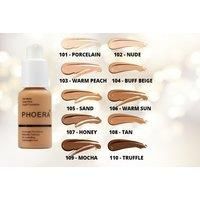 Phoera Full Coverage Foundation -10 Shades!