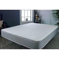 Memory Foam Hybrid Sprung Mattress With Grey Border - 5 Sizes