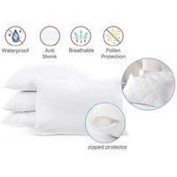 Cotton Pillow Protectors Pack 4