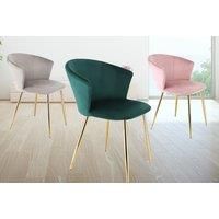 Ella Velvet Dining Chair In 5 Colours - Grey