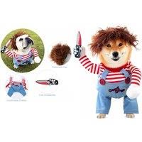 3-Piece Deadly Doll Funny Pet Cosplay Costume - 4 Size Options