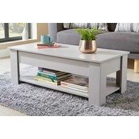 Lift Up Storage Coffee Table - Black, Grey, Oak Or White!