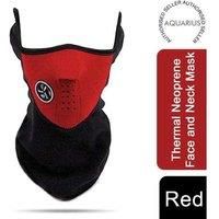 Thermal Neoprene Face & Neck Mask - Red