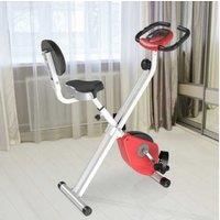 Homcom Manual Stationary Bike - Yellow