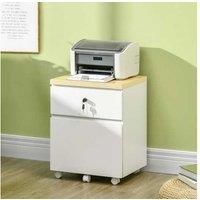 Vinsetto Filing Cabinet - White