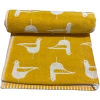 Ochre Seagull Cotton Towel