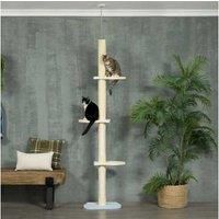 Pawhut Cat Tree, Adjustable Tower