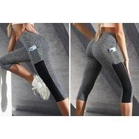 High Waist Hip Lift Yoga Leggings In 4 Sizes And 5 Colours - Red