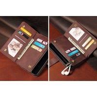 Multi-Card Wallet Case For Iphone 13 & 14 Models - 5 Colours - Brown