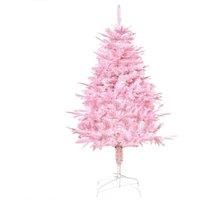 Homcom Pink Pop-Up 4Ft Christmas Tree