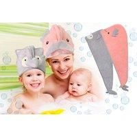 Cute Animal Hair Towels - 3 Colours - Pink