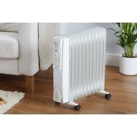 Electric Oil Filled Radiator - White Or Black