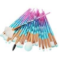 20Pc Diamond Make Up Brush Sets