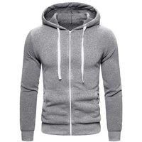 Cozy Men'S Fleece Winter Hoodie - Black