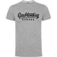 Gmg Large Script Logo T-Shirt Grey