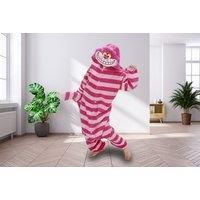 One-Piece Cheshire Cat Pyjamas - In 4 Sizes - Black