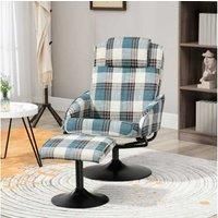 Homcom Adjustable Recliner & Footstool