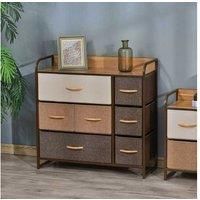 Homcom Fabric Chest Of Drawers