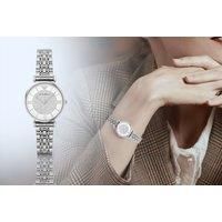 Emporio Armani Silver Tone Ar1925 Ladies Watch