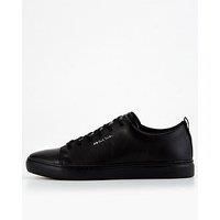 Ps Paul Smith Men'S Lee Leather Trainers - Black