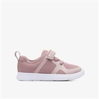 Clarks Ath Flux Toddler Textile Shoes in Pink Standard Fit Size 4