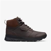 BNIB Mens Clarks ATL TREK UP WP Brown Warm Lined Leather Waterproof Boots