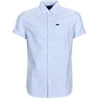 Superdry Men/'s Vintage Oxford S/S Shirt, Classic Blue, S