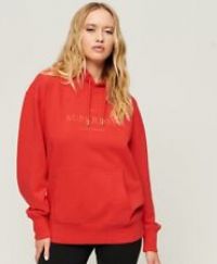 Superdry Womens Code Heraldry Oversized Hoodie Size Xs/S