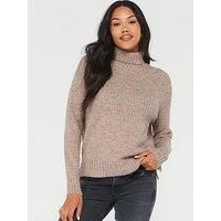 Superdry Essential Rib Knit Jumper - Beige