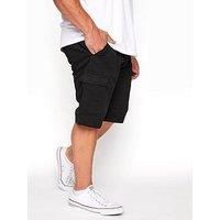 BadRhino Big and Tall BadRhino Navy Blue Stretch Cargo Shorts