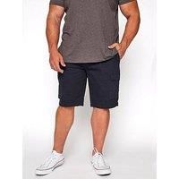 BadRhino Big and Tall BadRhino Navy Blue Stretch Cargo Shorts