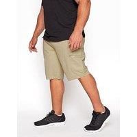 Badrhino Stretch Cargo Shorts - Cream