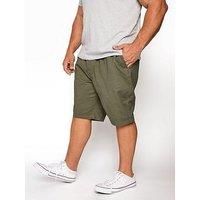 BadRhino Big and Tall BadRhino  Elasticated Waist Chino Shorts