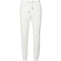 Cable Knit Off White Jogging Bottoms