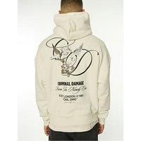 Criminal Damage Cherub Hoodie - Off White