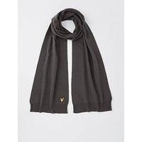 Lyle & Scott Plain Scarf Mid Grey Marl One Size