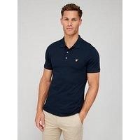 Lyle & Scott Plain Polo Shirt - Navy