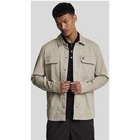 Lyle & Scott Bedford Corduroy Pocket Overshirt - Beige