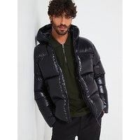 Belstaff Resolve Gloss Padded Jacket - Black