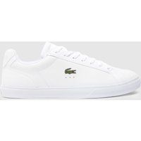 Lacoste lerond pro trainers in white