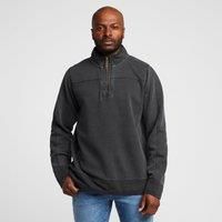 One Earth Men's Tankerton Pique Half Zip Pullover, Grey